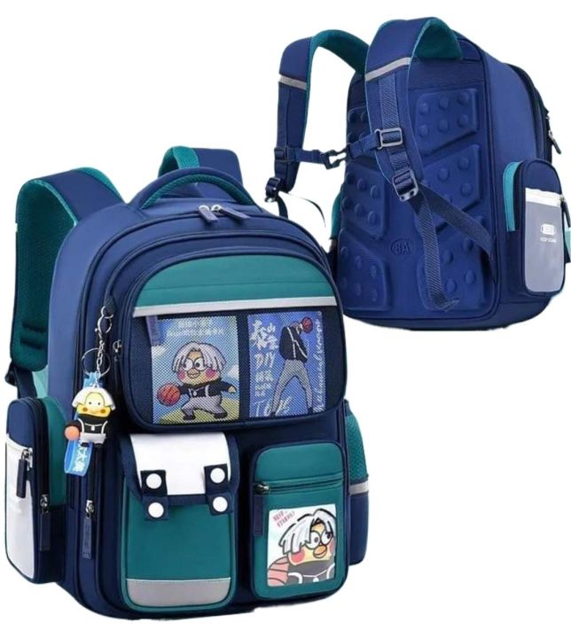 School Bags For Unisex Waterproof Book Carrier For Grade 1 to 6