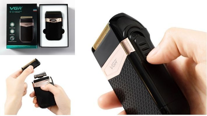 Vgr 331 Electric UltraThin Shavers for Men, Electric Razor for Men