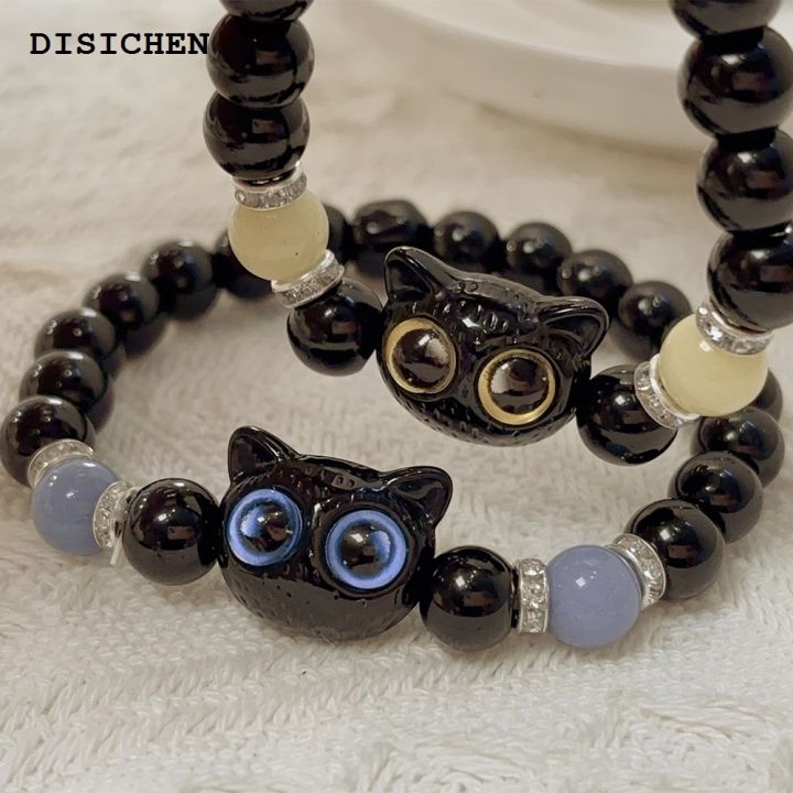 DISICHEN%20Portable%20Cute%20Big%20Eye%20Cat%20Luminous%20Bracelets%20For%20Women%20Cartoon%20Animal%20Pendant%20Beaded%20Hand%20Chain%20Friendship%20Couple%20Bracelet%20Jewelry%20Gift%20-%20Image%204