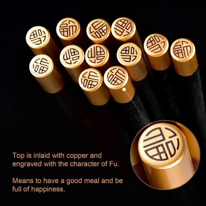 5%20Pair%20Elegant%20Wooden%20Portable%20Chopsticks%20Paint%20Free%20Wax%20Free%20Wooden%20Chopstick%20Smooth%20Copper%20Inlaid%20Head%20Dining%20Chopsticks%20Hotel%20-%20Image%207