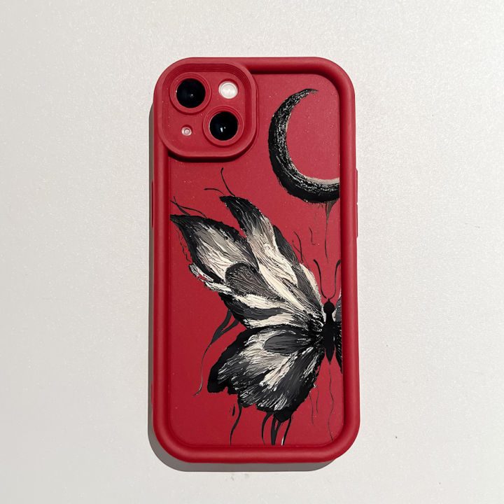 Hontinga%20for%20Infinix%20Note%2012%20G96%20Back%20Cover%20black%20butterfly%20Pattern%20Ladder%20Soft%20Camera%20Protection%20Rubber%20Phone%20Case%20-%20Image%208