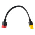 OUMERY New OBD OBD2 Extension Cable Connector for Launch X431 V/Easydiag 3.0/Mdiag/Golo Main 16Pin Male to Female Cable 36cm. 