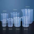 1Pcs Transparent Measuring Cups For Kitchen Laboratory Test Beaker With Scale 50/100/250ML Clear Plastic Mixing Cups. 