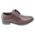 Choclate Brown   Black Horse Shoes  Leather Lace Up Formal Shoes For Men. 