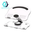 Mobile Phone Holder 360-degree Rotatable Stable Support Adjustable Book Holder Foldable Desktop Acrylic Tablet Stand. 