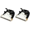 FORIDE 2X Professional Pet Scissors Electric Hair Clipper Trimmer Dogs Cutting Machine Ceramic Titanium Knife for RFCD-9100. 