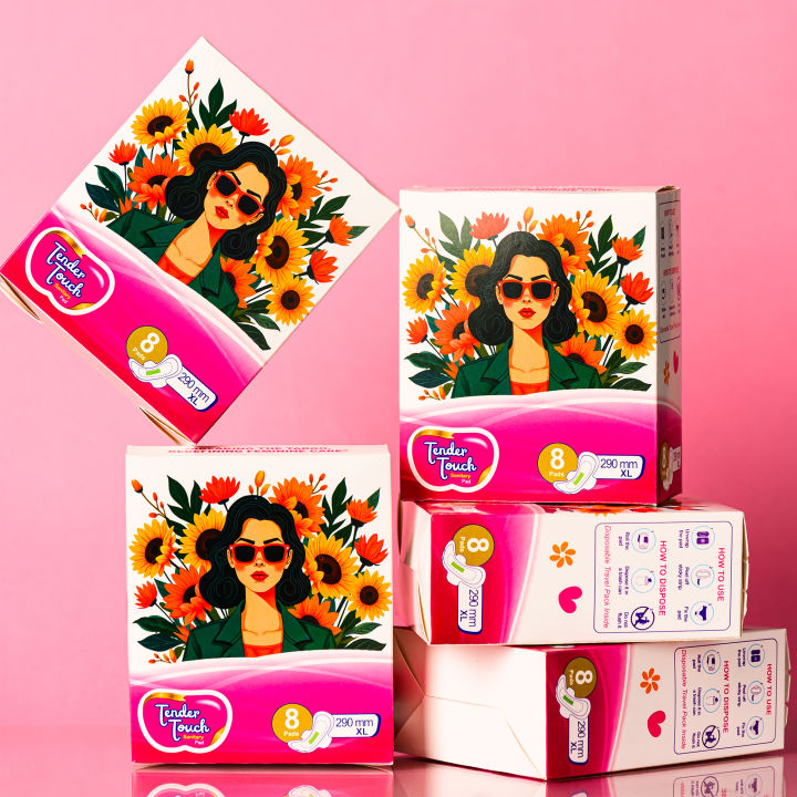 Tender%20Touch%20Premium%20Sanitary%20Pads%20290%20mm%208%20pcs%20(with%20disposable%20envelope)%20-%20Image%203