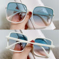 Men Women Trendy All-match Gradient Color Goggles Glasses UV380 Square Sunglasses Classic Fashion Sun Glasses For Unisex Eyewear. 