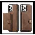 IPhone 8plus Luxury Leather Case with Leather Card Holder Magnetic Detachable Wallet Bag. 