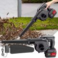 Handheld 2 In1 Electric Air Blower 1400W Power 688Vf Battery Blowing Dust Collector Blowing Suction Dust Collecting Cordless Vacuum Cleaner Garage Use. 