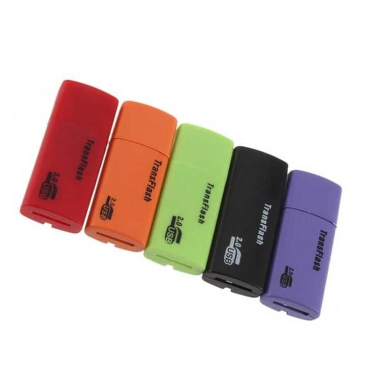 Mini USB 2.0 High Speed TransFlash T-Flash TF Micro SD Memory Card Reader
