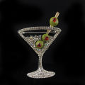 Yuanyan Fashion Cute Summer Juice Cup funny Luxury Brooch For Women, Designer Shiny Cup Pins For Backpack Clothing Decorative Jewelry. 