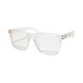 Transparent White Sunglasses For Unisex. 