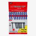 Cello Techno Tip Ball Pen (Blue Colour Pack of 10Pcs). 