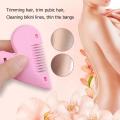 Cute Manual Hair Cutting Comb Heart Double Sided Hair Comb Love Bangs Hit Thin Children's Hair Cutting Comb Self Trimmer. 