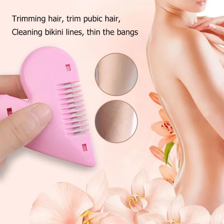 Cute%20Bangs%20Trimming%20Artifact%20Children's%20Trimmer%20Peach%20Heart%20Double-sided%20Hair%20Brush%20DIY%20Women%20Hair%20Trimmer%20Fringe%20Cut%20Tool%20-%20Image%203