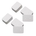 100PCS Small Blank Kraft Paper Ear Studs Earring Display Cards Price Label Tag Jewelry Cards Holder, 3.5 x 2.5cm (White). 