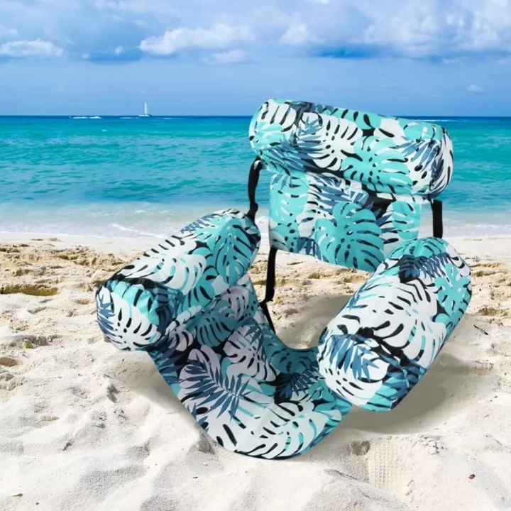 New%20Foldable%20Inflatable%20Pool%20Float%20Blow%20Up%20with%20Arm%20&%20Backrest%20Water%20Swimming%20Hammock%20Floating%20Bed%20Summer%20Beach%20-%20Image%203
