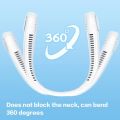 Neck Fan Portable Hands-Free Bladeless Neck Cooler Headphone Design Neck Air Conditioner. 