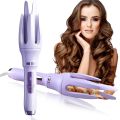 Automatic Hair Curler With 4 Temperatures, Dual Voltage Rotating Curling Iron With Fast Heating and Auto Shut-Off For Professional Hair Styling. 