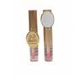 Kiss-Beauty 24K Gold Magic Lip Gloss Oil Duo with Mirror. 