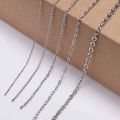 2-5meter 1.2 1.5 2.0 2.4 3.0 mm Stainless steel Link Chain Bulk Necklace Chains For Jewelry Making Findings Supplies Accessories. 