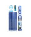 Doms X1 X-Tra Super Dark Pencils 1 Pack - 10 Pencils - 1 Eraser + 1 Sharpner + 1 Protection Cap Free. 