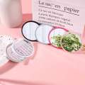 1pc Round Makeup Portable Silicone Student Dormitory Desktop Small Gift Mini Handheld Pocket Mirror Home Decor. 