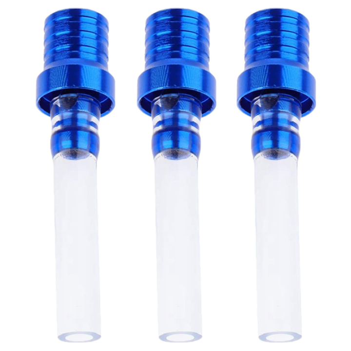 NAMUNY 3X Two-Way Fuel Gas Tank Cap Breather Vent Hose for Motorcycle 50Cc SSR Dirt Quad Bike ATV Quad Universal - Blue