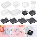 12 Styles Plastic Clips Boxes Jewelry Diamond Container Storage Box Craft Bead Holder Pill Storage Supply. 