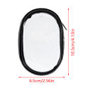 New Black PVC Transparent Cosmetic Bags Jewelry Organizer Portable Data Cable Earphone Coin Charger Storage Pouches Fayshow. 