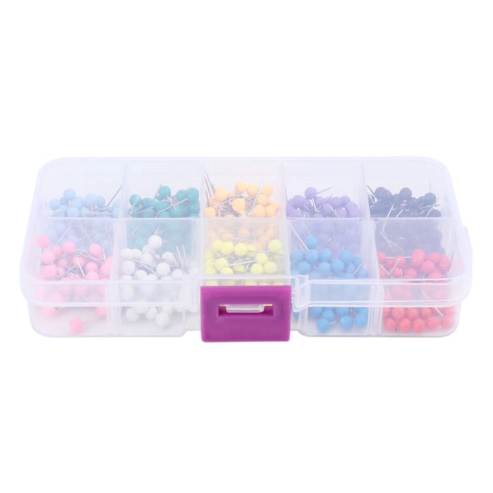 fasdaga%20Map%20Tacks%20Push%20Pins%20Plastic%20with%20Steel%20Point,%204mm,%201000%20Pieces%20-%20Image%208