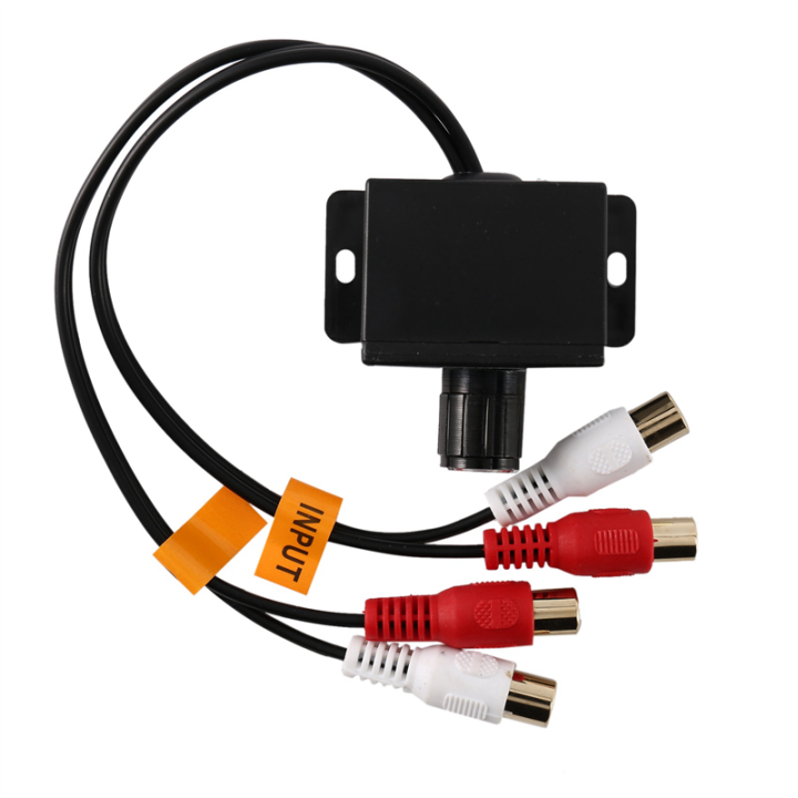 4X Car Home Audio Amplifier Bass Gain Level Volume Control Knob LC-1 Black