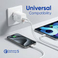 Elephu ep 65U | Super Fast Charger Dual Port|65 Watt Super charger| Type C USB Type C To C Cable Included Rapid Charging Adapter Multi Device Support |1 year warranty. 