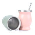 Yerba Mate Cup 304 Stainless Steel 8oz Argentine Yerba Mate Gourd With Bombillas MIO Super Store. 
