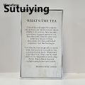 Wenefang Sutuiying What Is The Tea Oracle Cards 400 GSM PAPER Fortune Telling Original Toys 2025 Prophecy Divination 80-cards English Version Tarot Deck. 