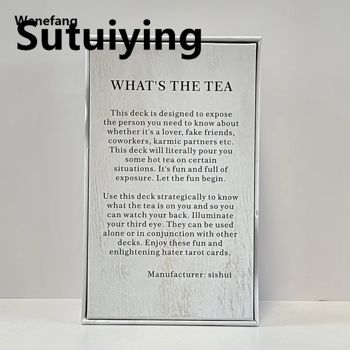 Wenefang%20Sutuiying%20What%20Is%20The%20Tea%20Oracle%20Cards%20400%20GSM%20PAPER%20Fortune%20Telling%20Original%20Toys%202025%20Prophecy%20Divination%2080-cards%20English%20Version%20Tarot%20Deck%20-%20Image%204
