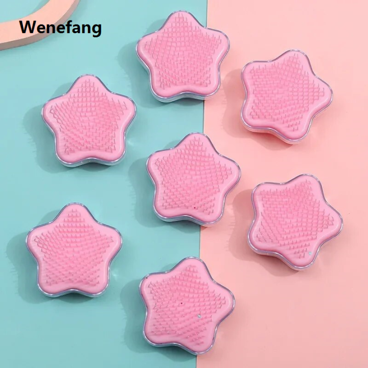 Wenefang%201PC%20Hair%20Styling%20Small%20Comb%20Cartoon%20Sweet%20Cute%20Stars%20Comb%20Hairbrushes%20Children%20Hair%20Comb%20Women's%20Hair%20Brush%20Baby%20Hairbrush%20Peine%20-%20Image%202