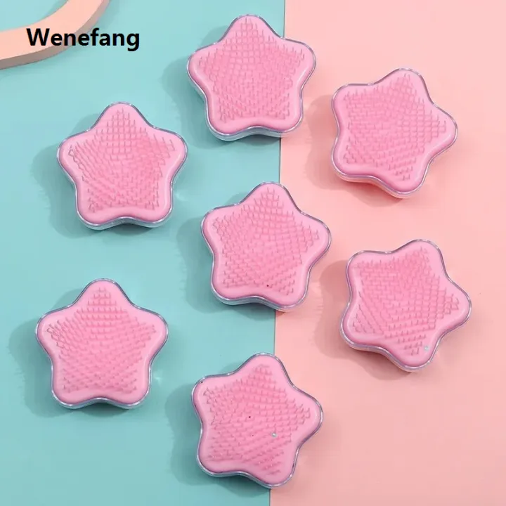 Wenefang%201PC%20Hair%20Styling%20Small%20Comb%20Cartoon%20Sweet%20Cute%20Stars%20Comb%20Hairbrushes%20Children%20Hair%20Comb%20Women's%20Hair%20Brush%20Baby%20Hairbrush%20Peine%20-%20Image%202