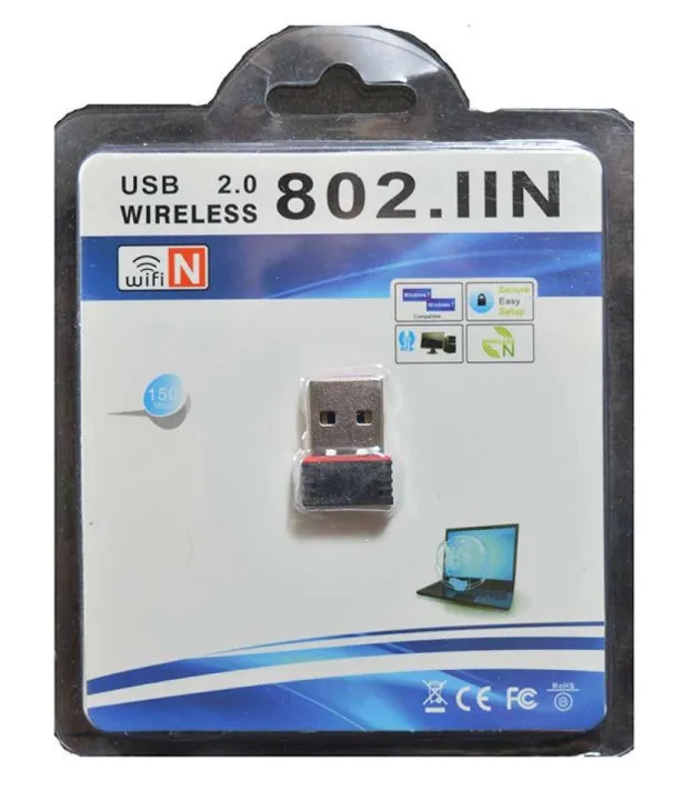 Usb%202.0%20Wireless%20802.11N%20150%20Mbps%20Nano%20Wifi%20Network%20Adapter%20Dongle%20Receiver%20Network%20Lan%20Card%20Transmitter%20With%20Cd%20Drivers%20-%20Image%202