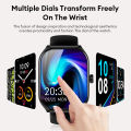 50% discount Aolon 2.01| Curved Screen Smart Men Watch HD bluetooth Call Sport Fitness Tracker Women Clock Waterproof SmartWatch. 