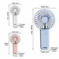 Stylish Appearance Quiet Operation Portable Fan Low-Noise Compact Design Handheld Fan Charging Lightweight Personal Fan Office Use. 