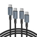 Choetech PD60W USB-C to USB-C Cable | 10000+ Bend Lifespan | Durable Nylon Braided And Aluminum Housing. 