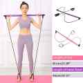 New 8 in 1 Portable Pilates Bar Kit Set Resistance Band. 