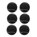 18Pcs Pack Tennis Balls Wear-Resistant Elastic Training Balls 66mm Ladies Beginners Practice Tennis Ball,Black. 