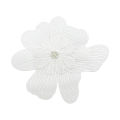 Multi-layer Three-dimensional Embroidered Flower Studded Beaded Patch Corsage SEVICH. 