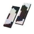 Keyboard Anti Ghosting  63 64 Keys Blue Switch Custom Keycap Mini USB Wired Gaming Fashion RGB Backlit Optical Mechanical Keyboard. 