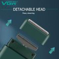 VGR V-390 Premium Cordless Rechargable Professional Electric Ultra Thin Shaver Wet/Dry Razor for Face Care Beard Trimmer with USB Travel Shaver, Electric Razor, Electric Shaver - random color. 