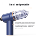 OYPFXMI 80000Pa Car Vacuum Cleaner Wireless Charging Compressed Air Handheld High-Power with HEPA Filter for Home Office Car -B. 