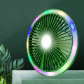 Mini Desktop Table Rechargeable Fan JD-F11, Table / Camping / Lamp / Colorful Fan (Color May Vary). 